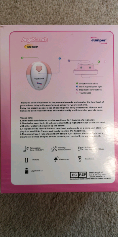 angelsounds fetal heart detector